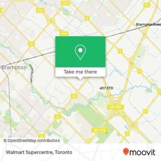 Walmart Supercentre map