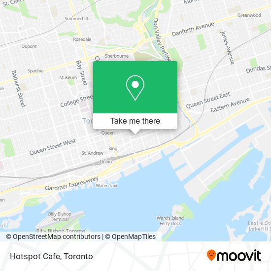 Hotspot Cafe map