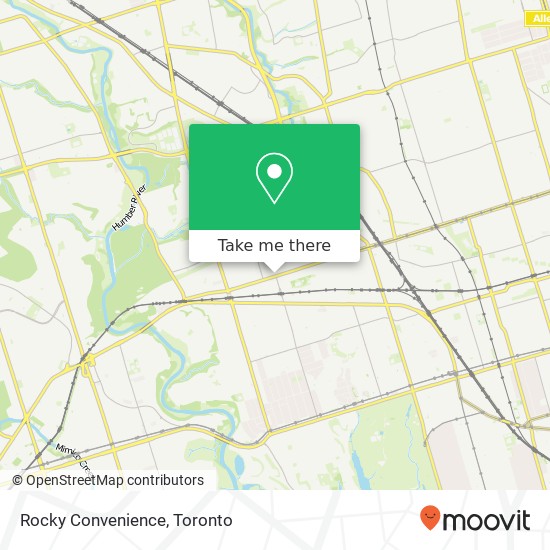 Rocky Convenience map