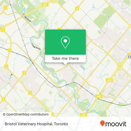 Bristol Veterinary Hospital map