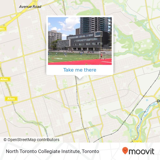 North Toronto Collegiate Institute plan