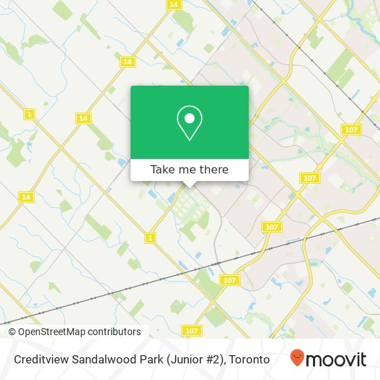 Creditview Sandalwood Park (Junior #2) map