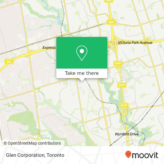 Glen Corporation map