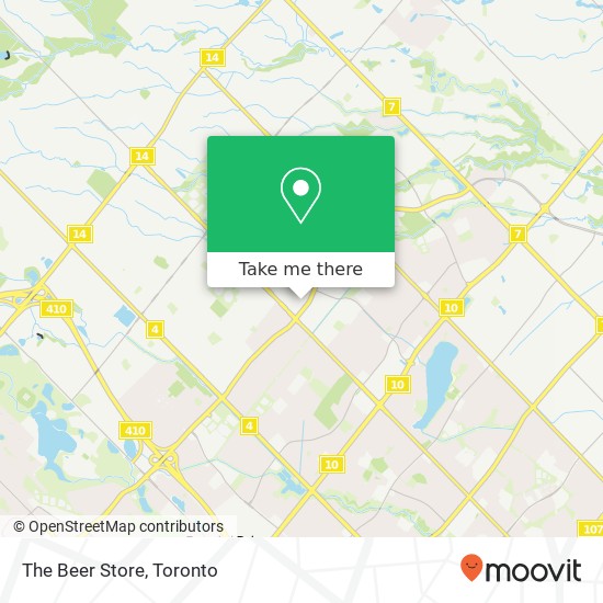 The Beer Store map