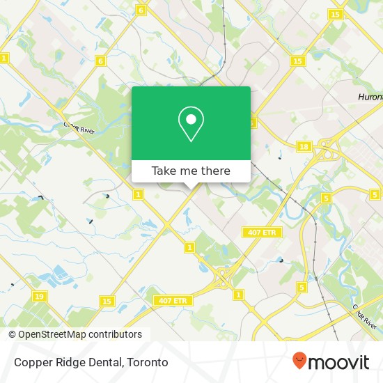 Copper Ridge Dental map