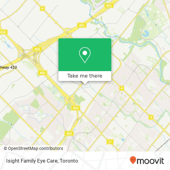 Isight Family Eye Care map