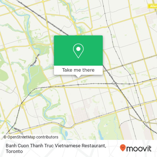 Banh Cuon Thanh Truc Vietnamese Restaurant plan