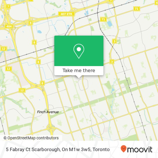 5 Fabray Ct Scarborough, On M1w 3w5 plan