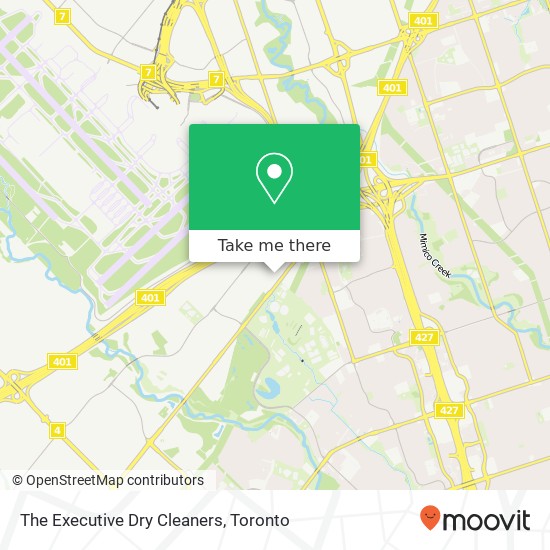 The Executive Dry Cleaners map