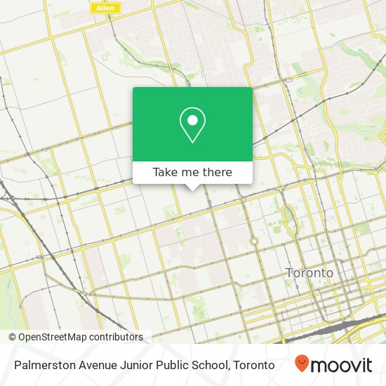 Palmerston Avenue Junior Public School map