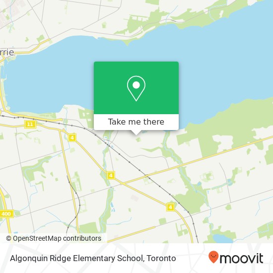 Algonquin Ridge Elementary School map