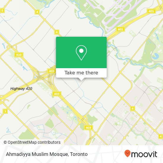 Ahmadiyya Muslim Mosque plan