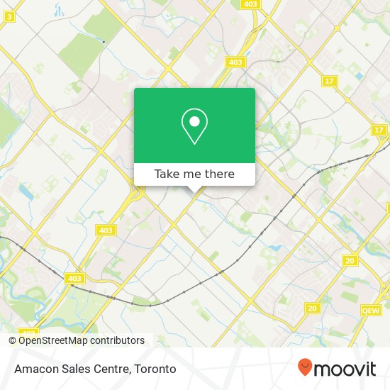 Amacon Sales Centre map