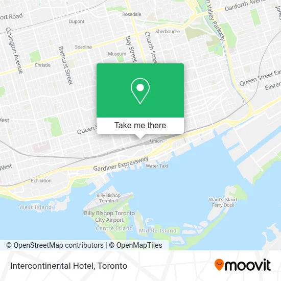 Intercontinental Hotel map