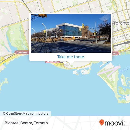 Biosteel Centre map