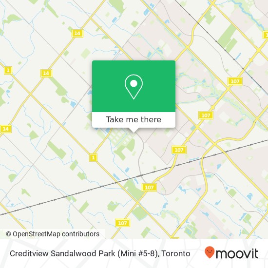 Creditview Sandalwood Park (Mini #5-8) map