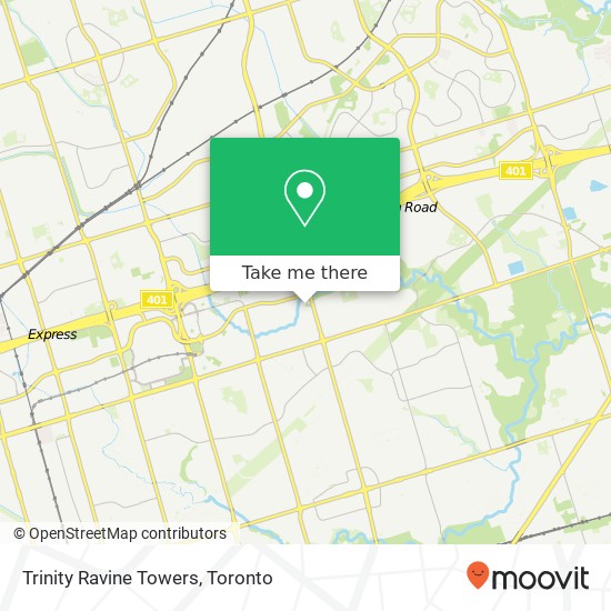 Trinity Ravine Towers map