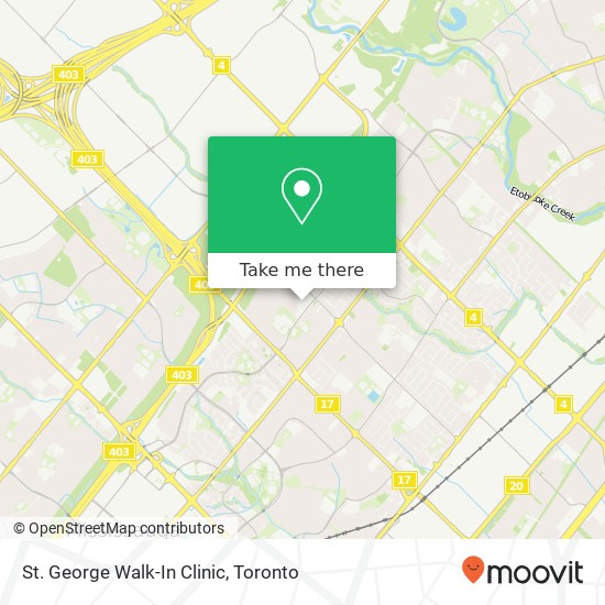 St. George Walk-In Clinic map