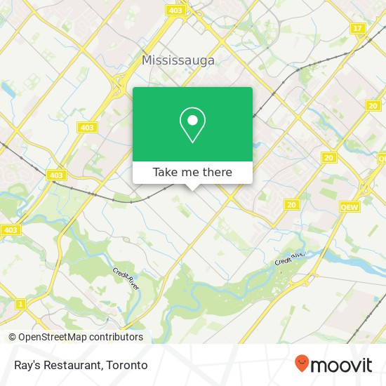 Ray's Restaurant map