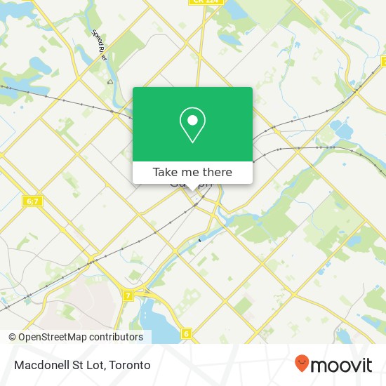 Macdonell St Lot map