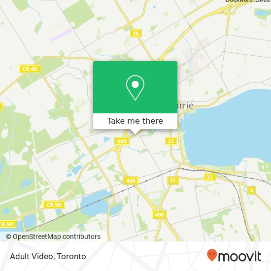 Adult Video map