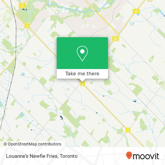 Louanne's Newfie Fries map