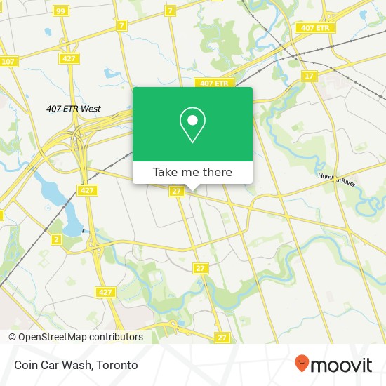 Coin Car Wash map