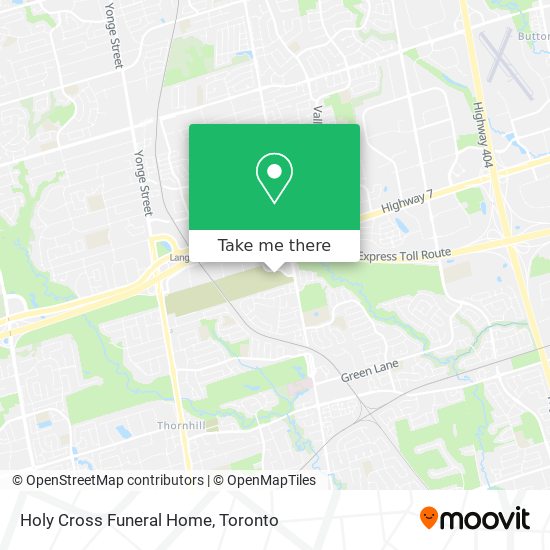 Holy Cross Funeral Home map