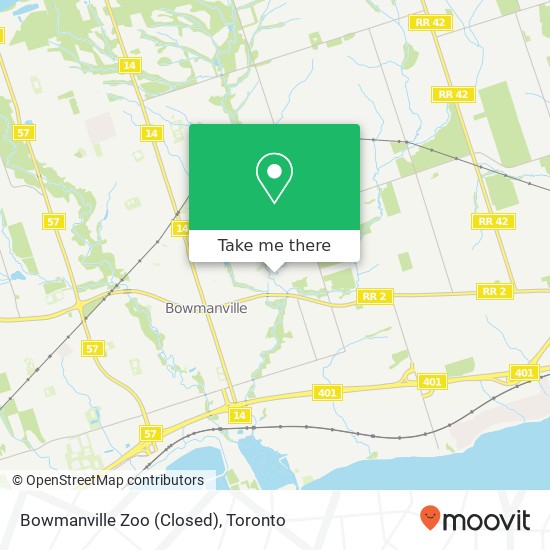 Bowmanville Zoo (Closed) plan