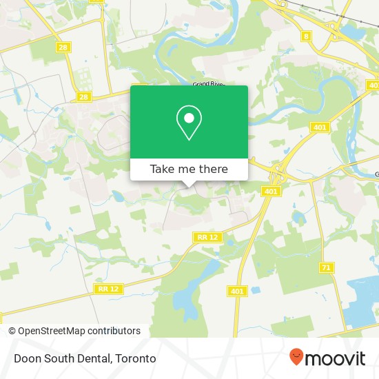 Doon South Dental map