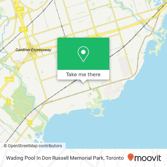 Wading Pool In Don Russell Memorial Park map