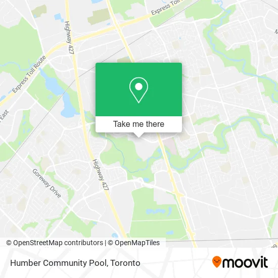 Humber Community Pool map