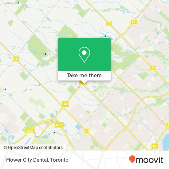 Flower City Dental map