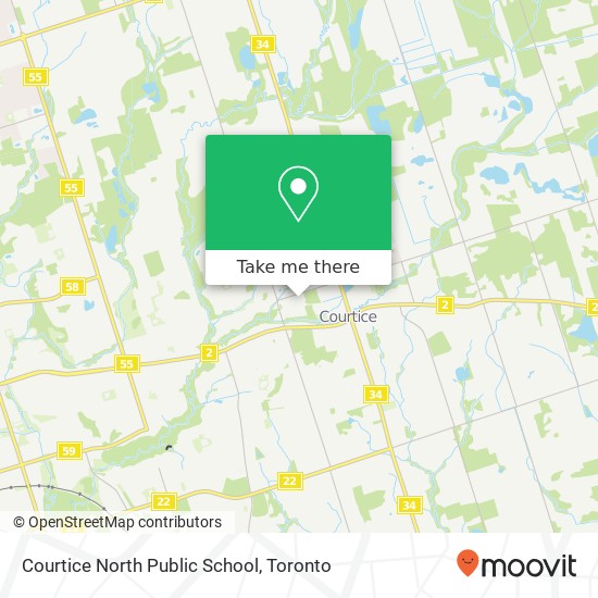 Courtice North Public School map