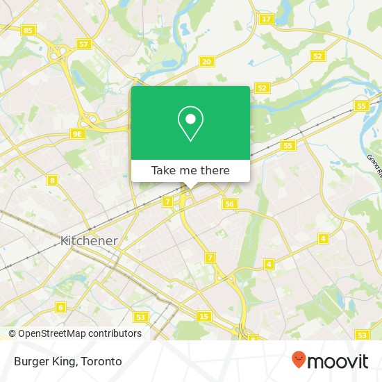 Burger King map