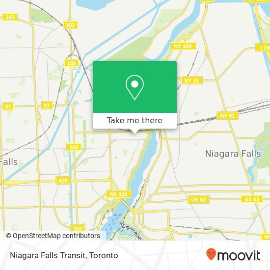 Niagara Falls Transit map