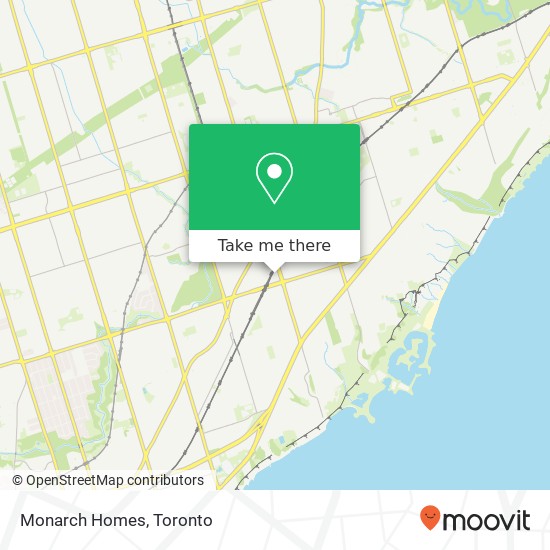 Monarch  Homes map