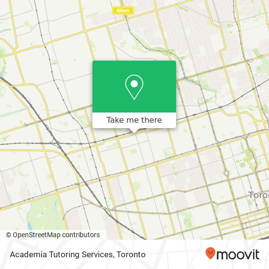 Academia Tutoring Services map