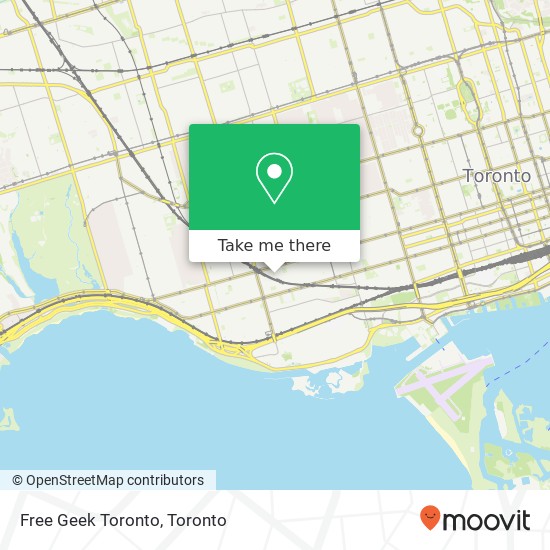 Free Geek Toronto map