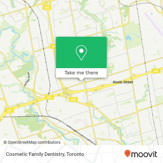 Cosmetic Family Dentistry map