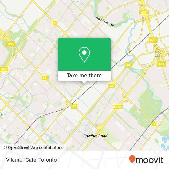 Vilamor Cafe map