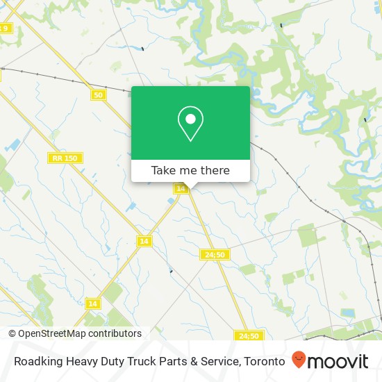 Roadking Heavy Duty Truck Parts & Service map