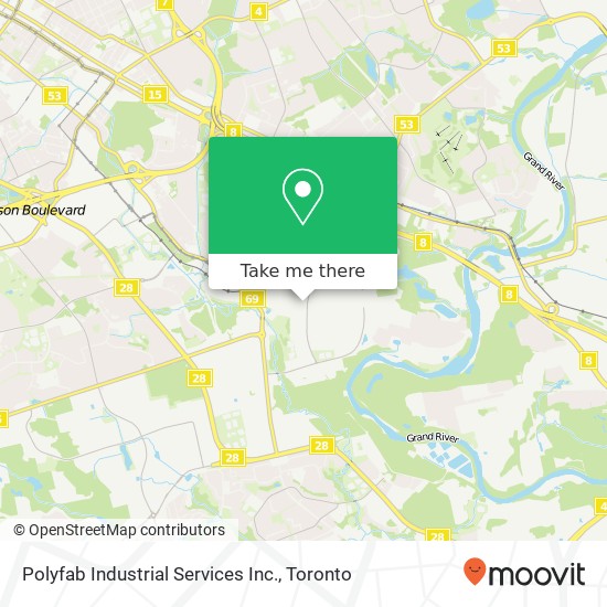 Polyfab Industrial Services Inc. map
