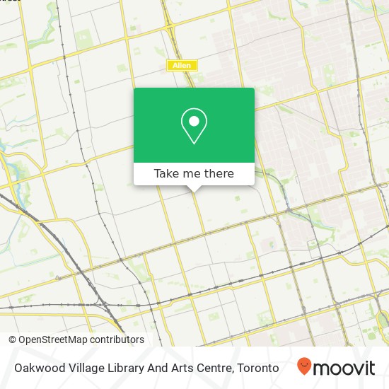 Oakwood Village Library And Arts Centre map