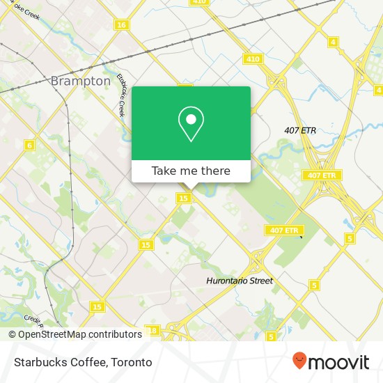 Starbucks Coffee map