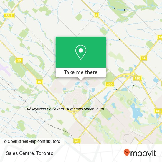 Sales Centre map