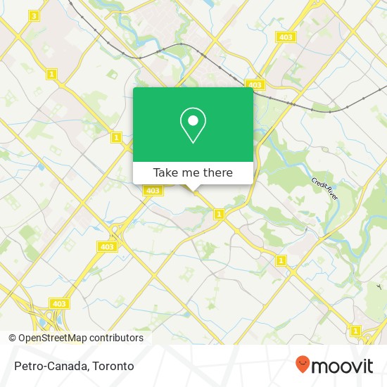 Petro-Canada map