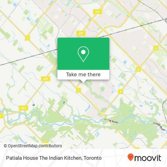 Patiala House The Indian Kitchen map