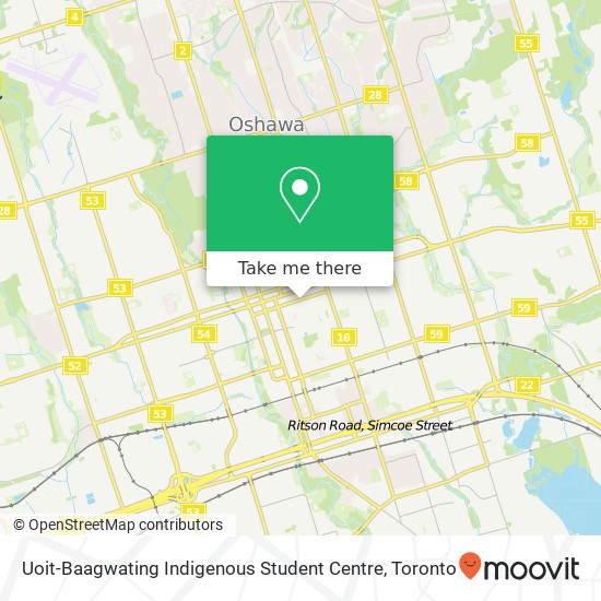 Uoit-Baagwating Indigenous Student Centre plan