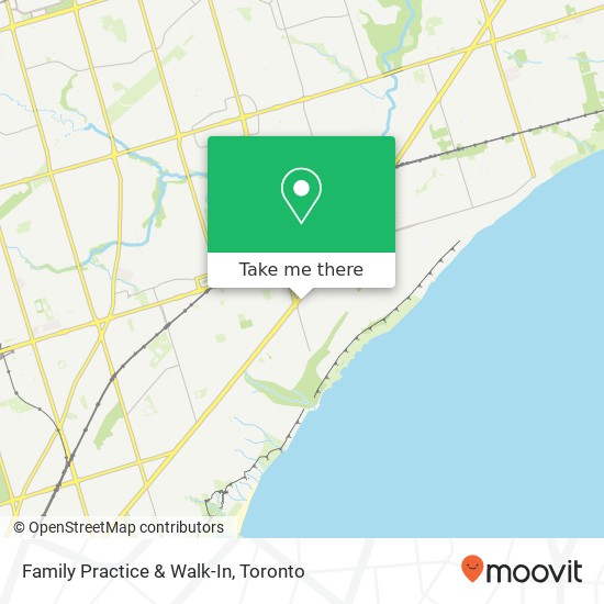 Family Practice & Walk-In map